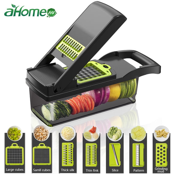 Mandoline Vegetable Fruits Tool Grater Cutter Shredder Garlic Meat Chopper Carrot Potato Slicer Salad Maker Kitchen Gadgets