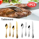 Vintage Style Stainless Steel Cutlery Western Food Coffee Tools  Cutlery Kitchen Dining Bar Tools