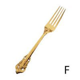 Vintage Style Stainless Steel Cutlery Western Food Coffee Tools  Cutlery Kitchen Dining Bar Tools