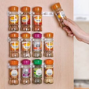 Spice Clip set organizes up to 12 spice jars   Spice Rack Storage/organizer