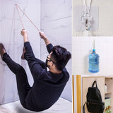 6PCs Strong Transparent Suction Cup Sucker Wall Hooks Hanger For Kitchen Holder Bathroom Accessories Wall Storage Hangers mutfak