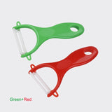 Antioxidant Ceramics Potato Peeler Parer Vegetable Fruit Carrot Peeler Cutter Parer Multi-Color Handle Kitchen Gadgets