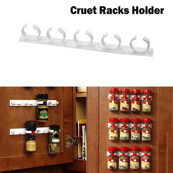 Plastic Rack Tools Kitchen Storage Holders & Racks Kitchen Shelf Holder Tool Flavoring Rack Spice Rack Wall Mounted